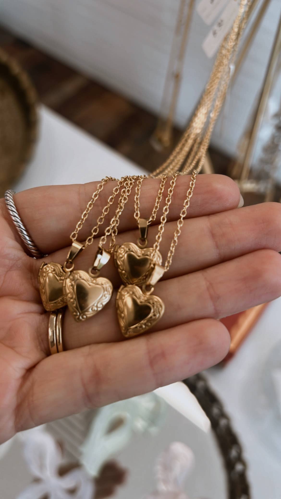 November’s Eve Jewelry - Wholesale Locket Necklace - Heart Locket0