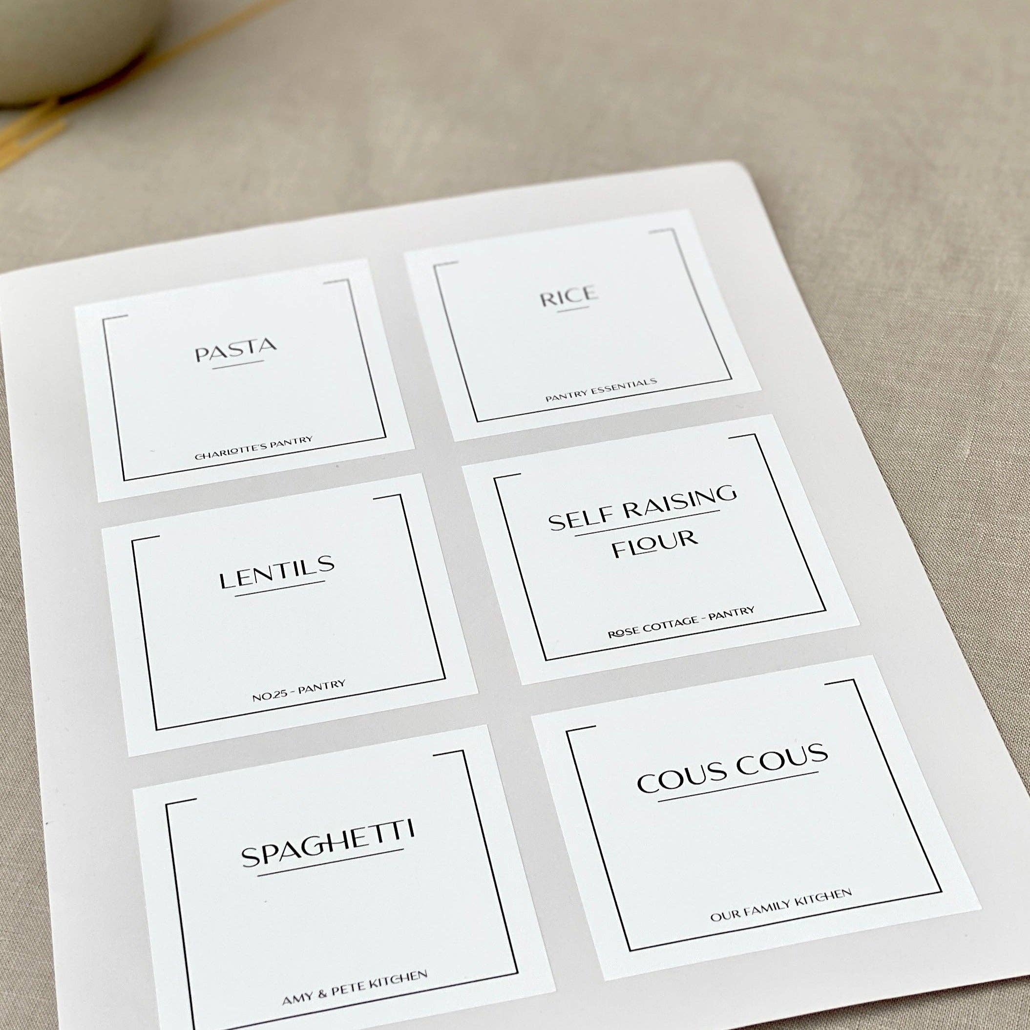 So At Nature – wholesale Food/beverage label – Large Pantry Labels - Pantori5