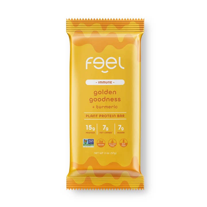 The Feel Bar - Wholesale Snack Bar - Golden Goodness - 10 Count1