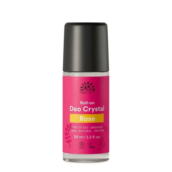 mOrganics Beauty – wholesale Deodorant – Unisex – Urtekram Rose Crystal Roll-on Deodorant 50ml0