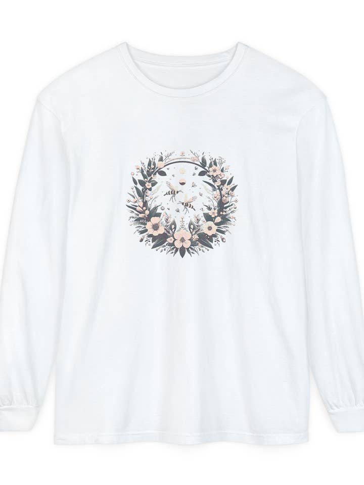 Bee Kind - T-shirt met lange mouwen voor wholesale door Running With Wolves