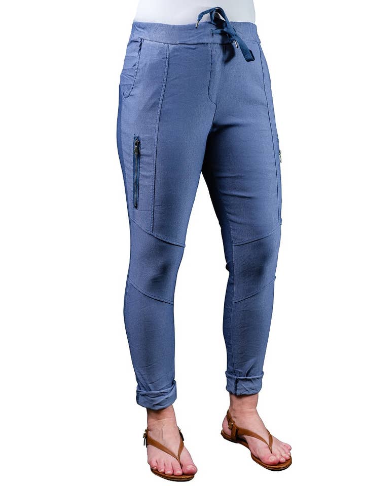 TINA Stephens Italy/Tees By Tina - Wholesale Pants - Women's - Danica Side Zipper Pant (PL155)68