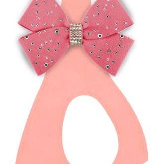 Silberner Stardust Nouveau Schleifen-Geschirr zum Hineinschlüpfen für den Großhandel von Susan Lanci Designs