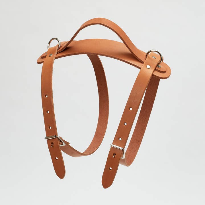 Natural Leather Picnic Strap for wholesale by Atlantic Blankets