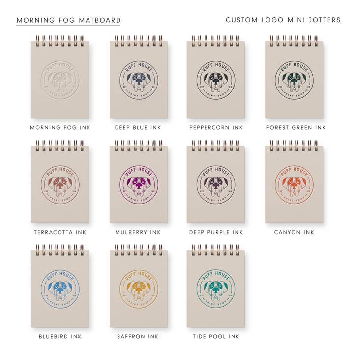 Ruff House Print Shop - Wholesale Notebook - Custom : Logo Mini Jotter Notebook12