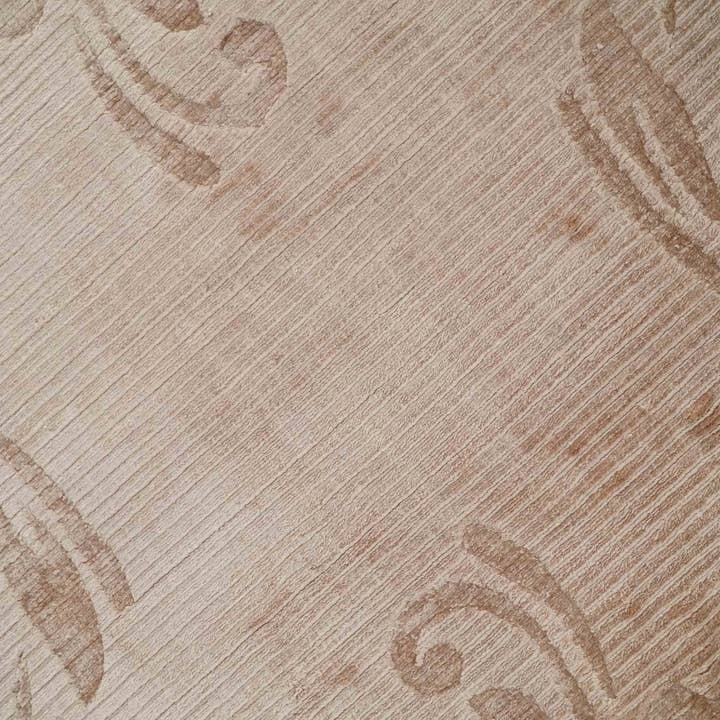 The Rug Decor, Inc. - Wholesale Area Rug - 3x5 Hand Woven and Carved Beige and Peach Art Silk Rug