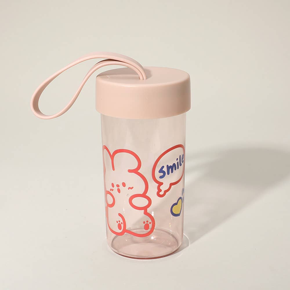 Sensibling Corp. - Wholesale Waterfles - Kinder Dieren Geprinte Transparante Waterfles Draagbare Tumbler4