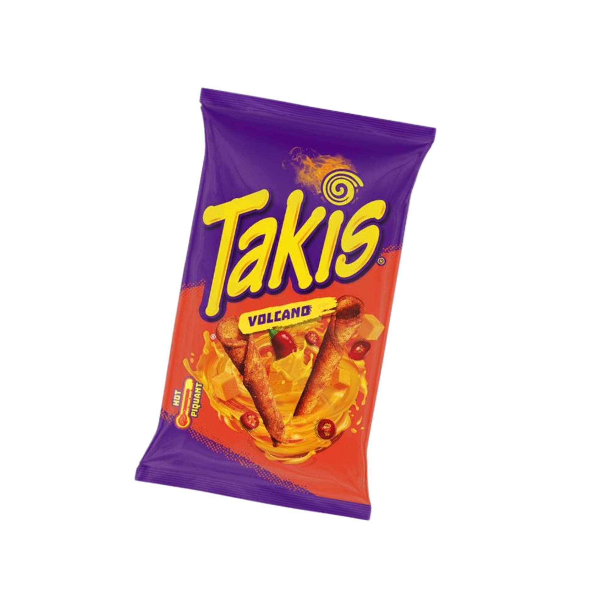 SureShot – wholesale Crisps – Takis Volcano - Hot Chilli and Cheese Flavor Chips - 18x100g