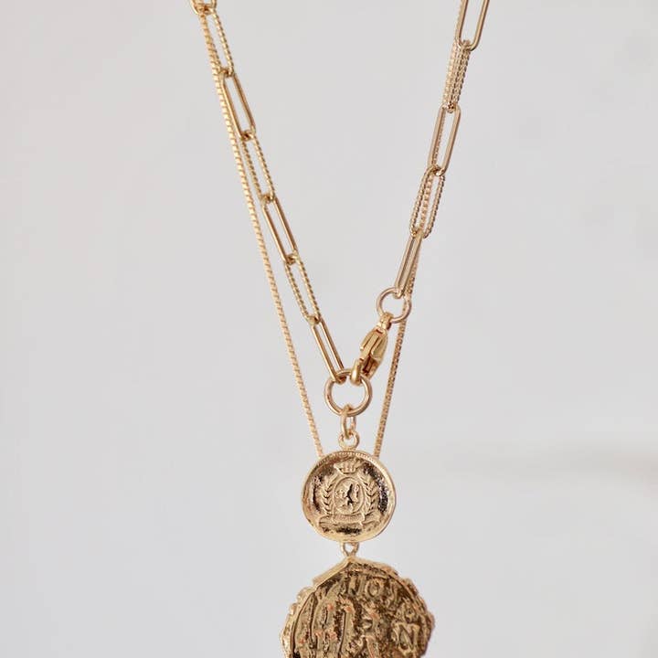 Katie Waltman Jewelry - Wholesale Pendant/Charm Necklace - LORA COIN NECKLACE6