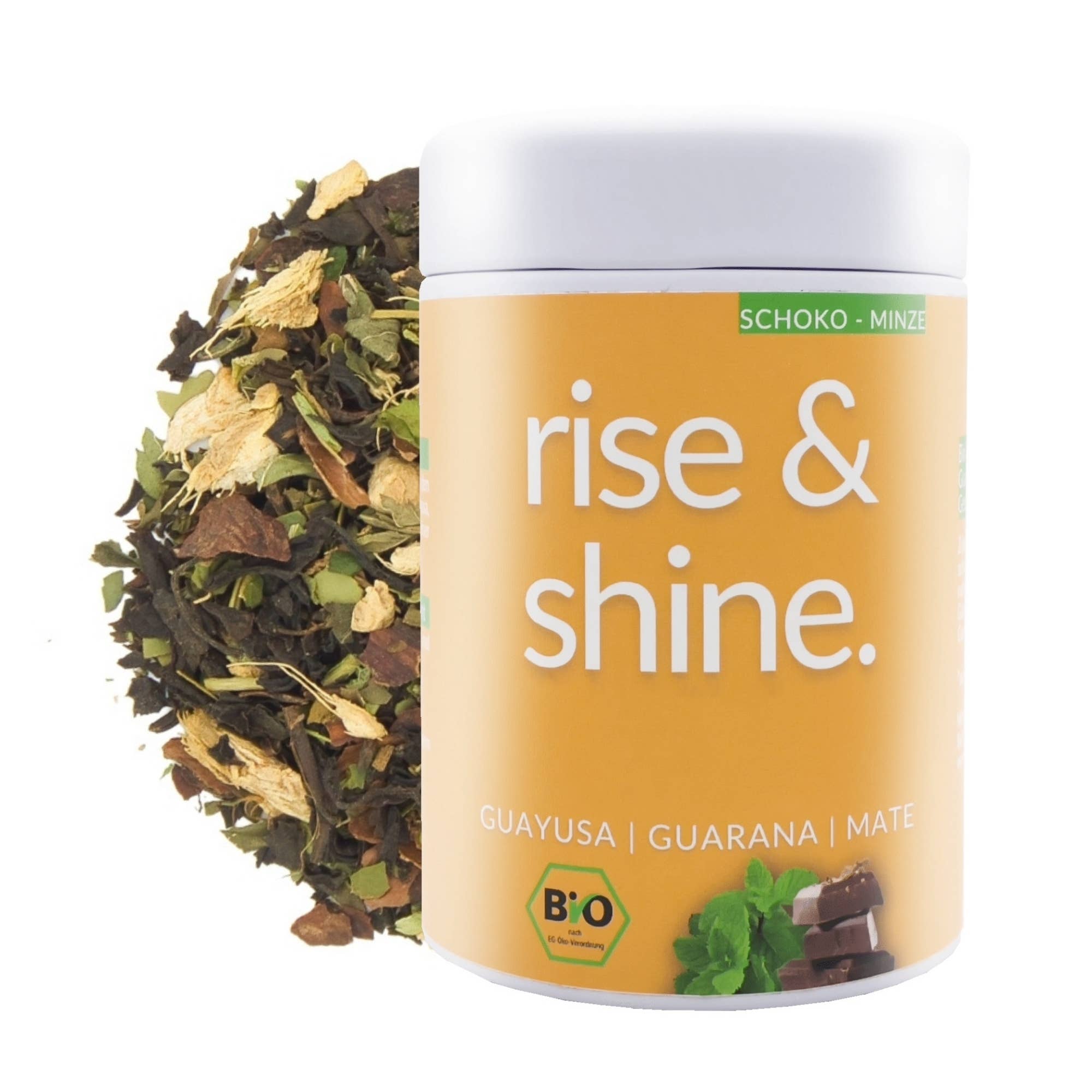 DrinkTea - Wholesale Health/Detox Tea - Rise & Shine organic morning tea (loose) 75g tin0