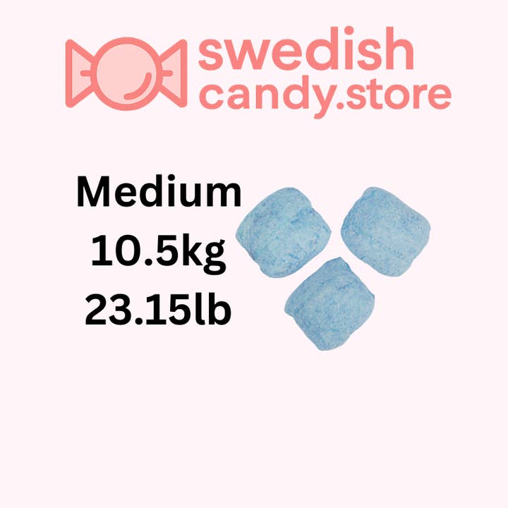 Swedish Candy.Store - Swedish Candy - Wholesale Gummy - Swedish Candy Blueberry Chunks 3.5kg/7.72LB1