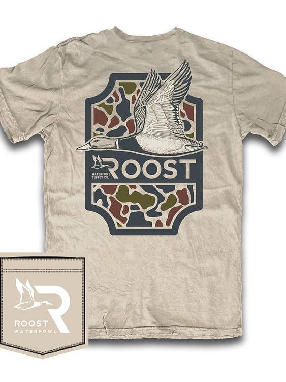 Fieldstone - Sporting Lifestyle Brand - Wholesale Screen Printed T-Shirt - Men's - Roost Camo Shield (RW-177)0