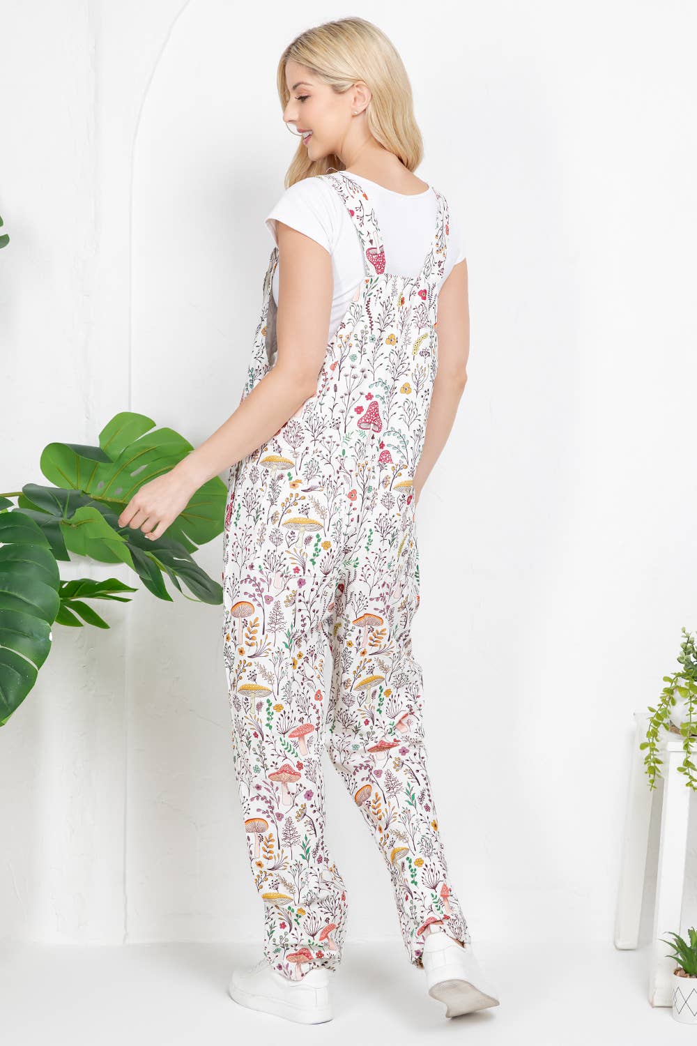 LA Soul – Großhandel Overall – Damen – Florales Pilz-Overall5