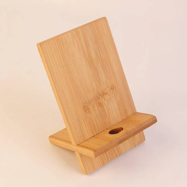 Telefonständer aus Bambusholz für den Großhandel von Moderny