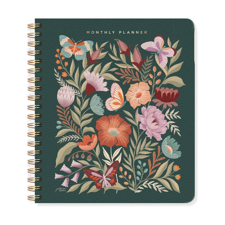 Fringe Studio - Wholesale Planner - JT FLOWERS NONDATED MONTHLY PLANNER