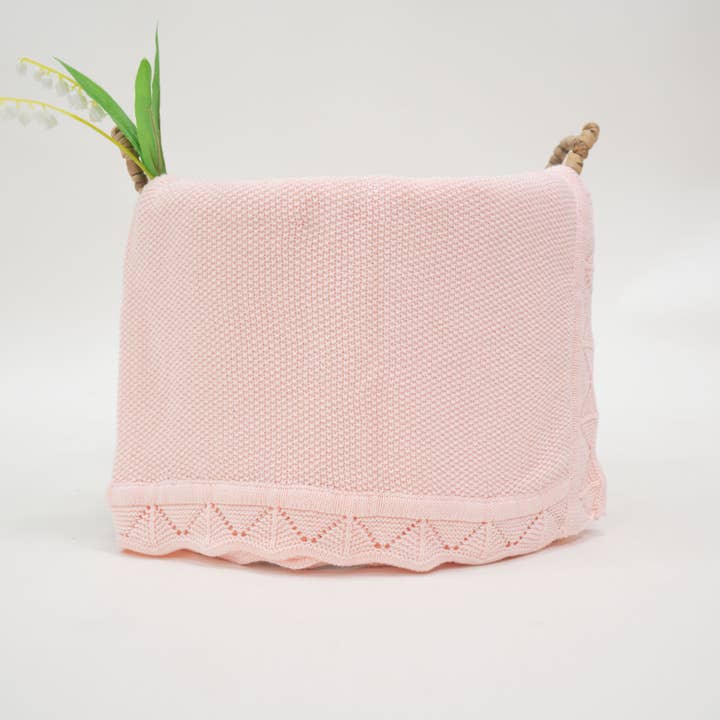 SwaddleAn - Wholesale Milestone Blanket - Kids & Baby - Heirloom Lacing Baby Blanket - 100% Cotton14