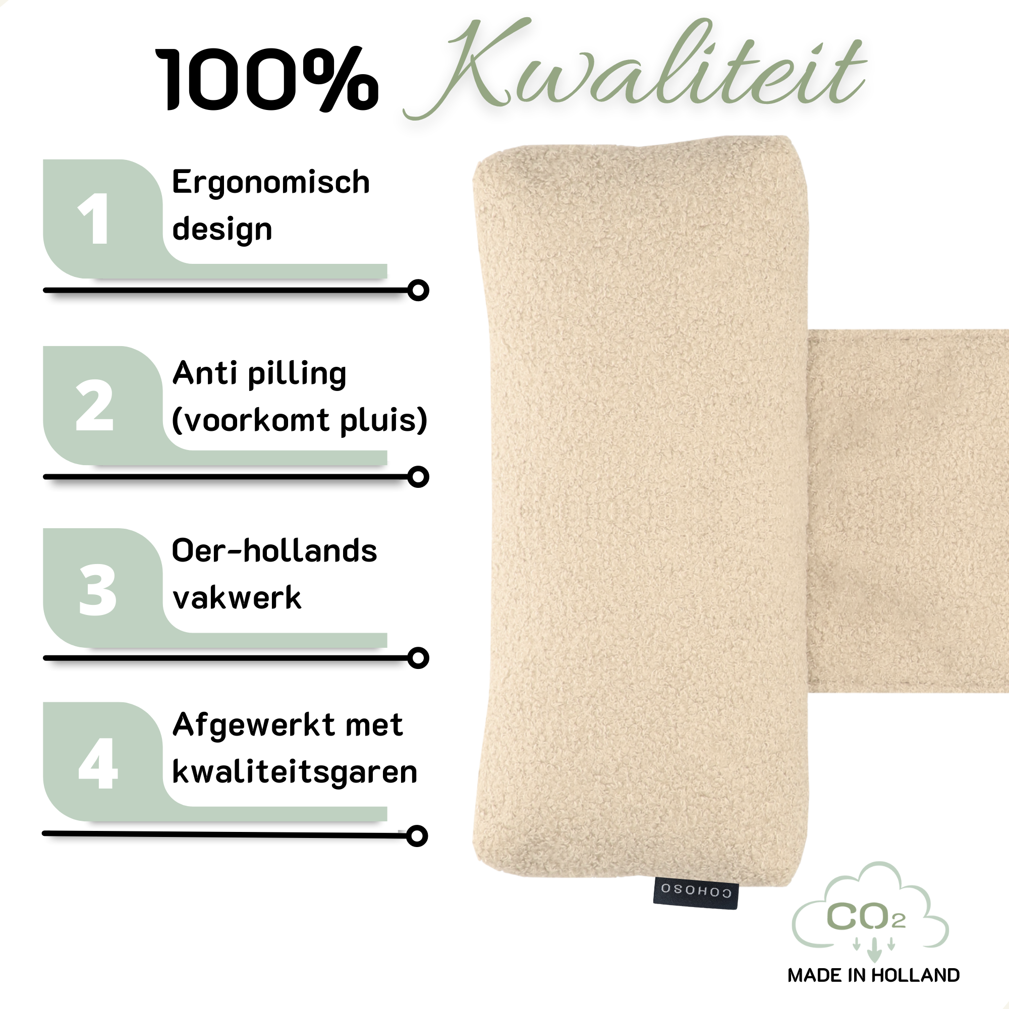 COHOSO - Wholesale Chair Cushion - Neck pillow SEMMI cream2