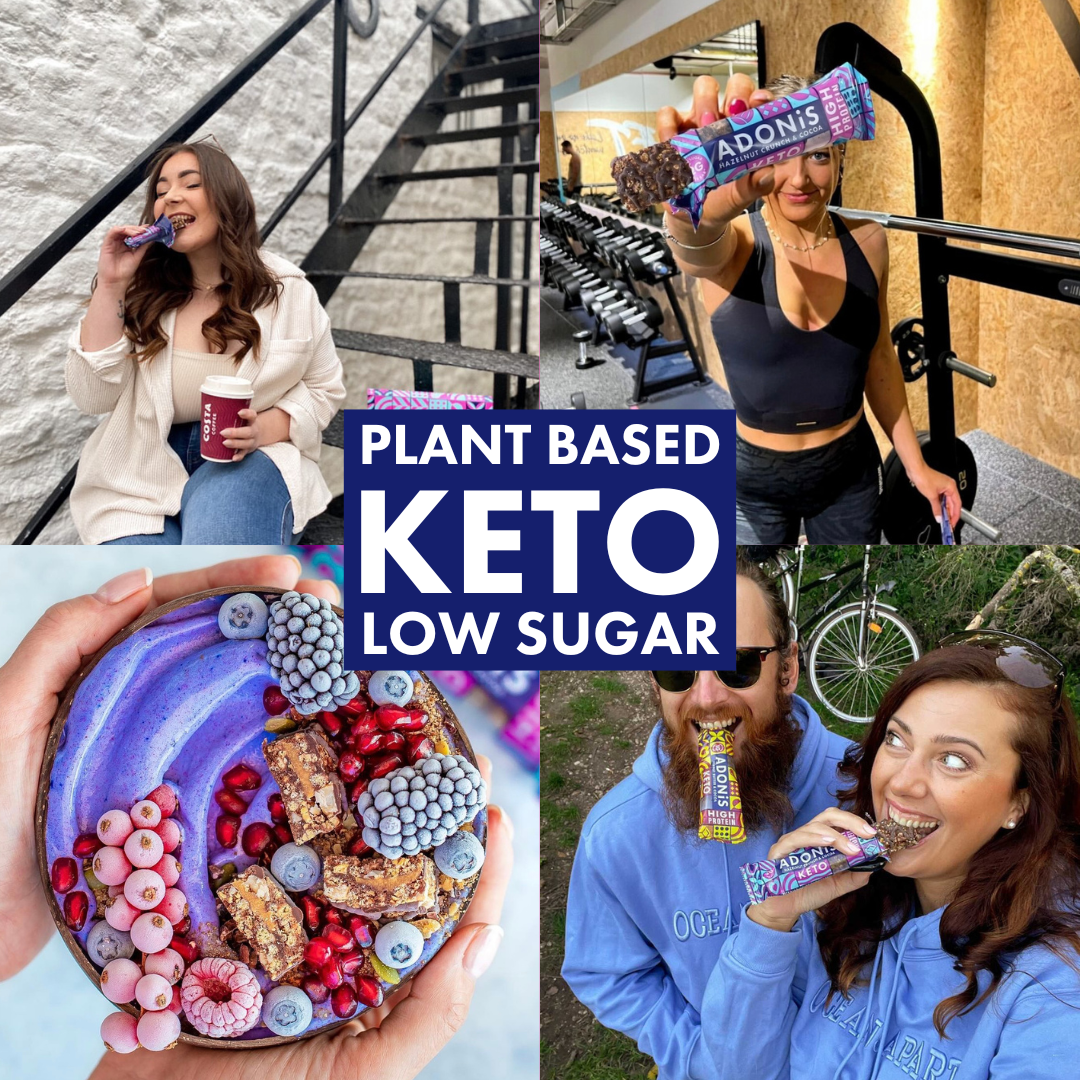 Adonis Foods Europe GmbH – wholesale Snacksbar – Proteinrika Keto-bars med hasselnötscrunch (16 x 45 g)2