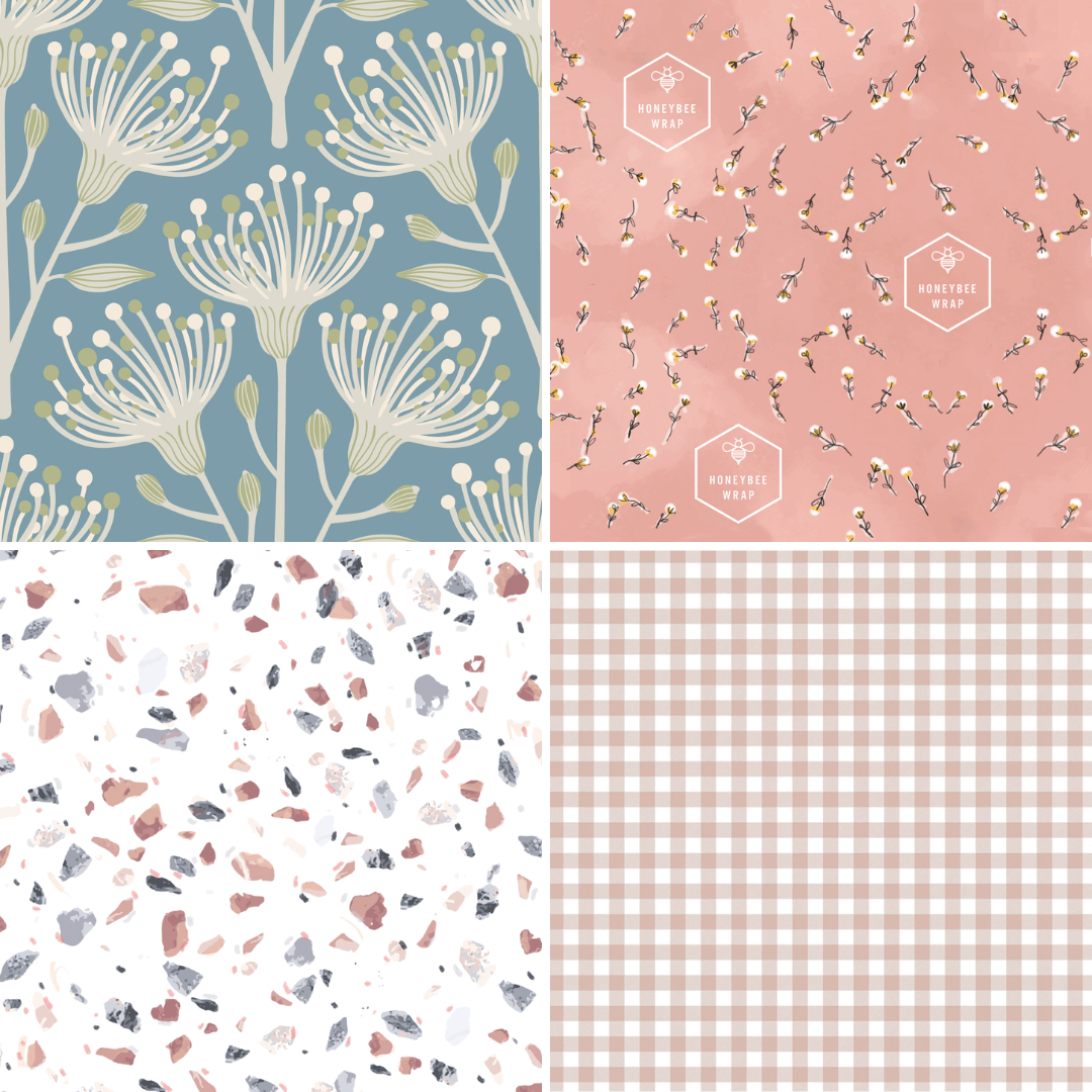 Honeybee Wrap - Wholesale Food storage wrap/bag - WH Twin Pack of Large Wraps10