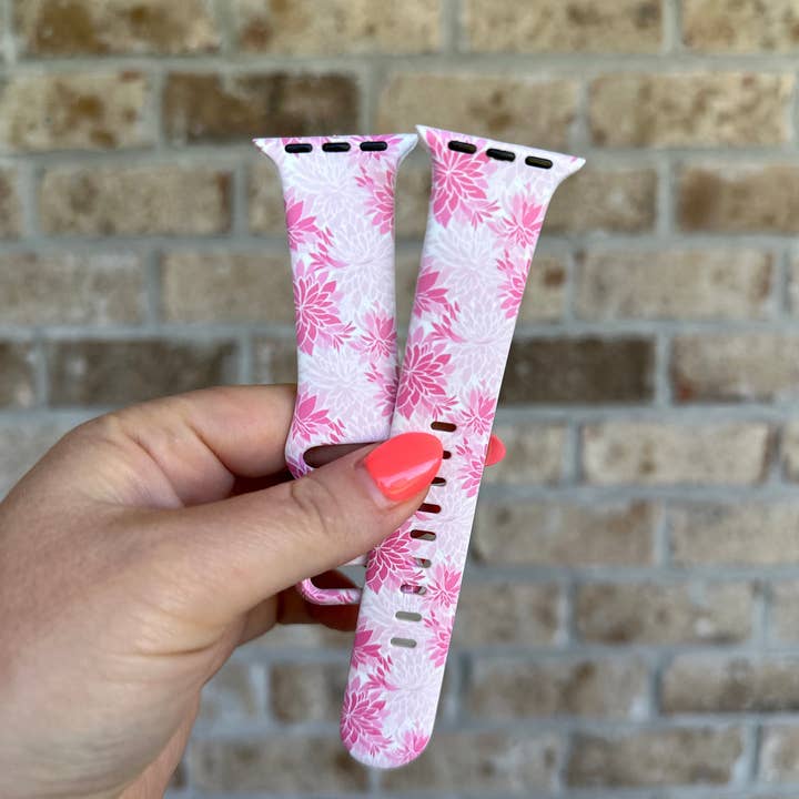 Cinturino floreale per Apple Watch Series 1-9, SE, Ultra per la vendita all'ingrosso da parte di The Printed Llama
