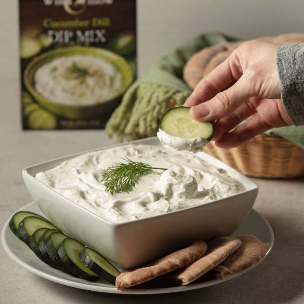 Wind & Willow - Wholesale Dip - Cucumber Dill (cs 12) - Dip Mixes1