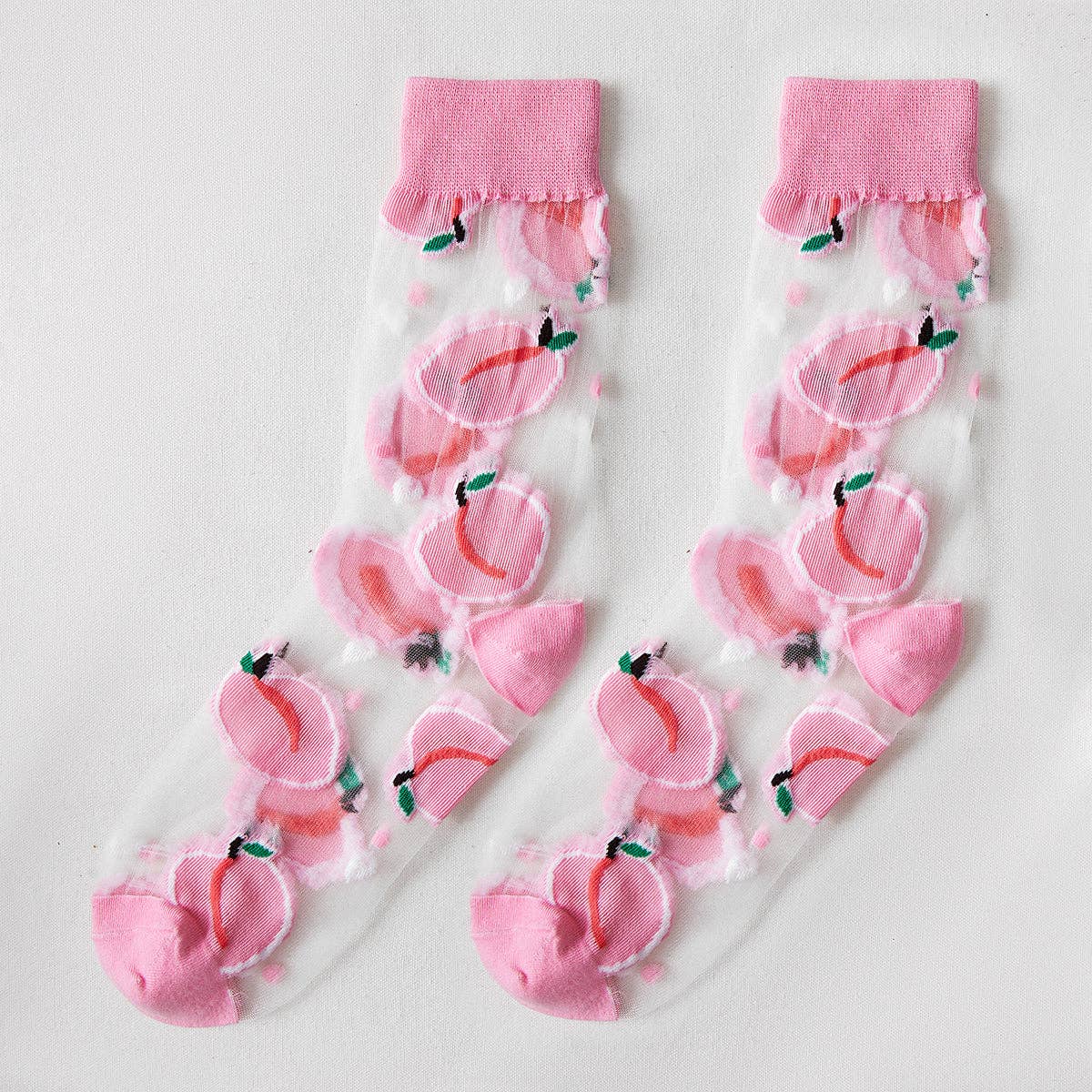 Funkyrel® Atzbranding Limited - Wholesale Socks - Women's - Rufia - Floral Pattern Summer Socks0