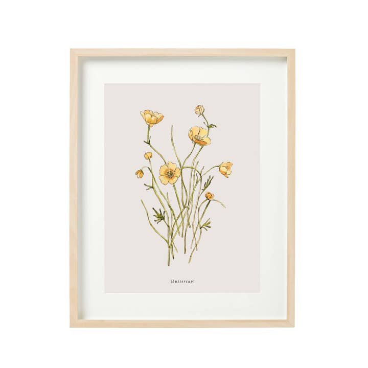 Buttercup Art Print for wholesale by Common Silver