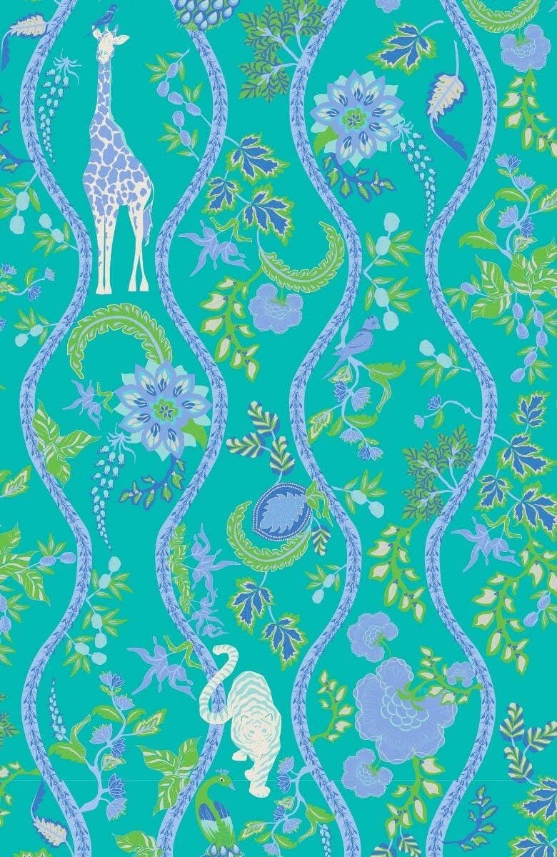 Gretchen Scott LLC - Wholesale Tunic - Women's - Ruffleneck Tunic - Jungle Symphony34