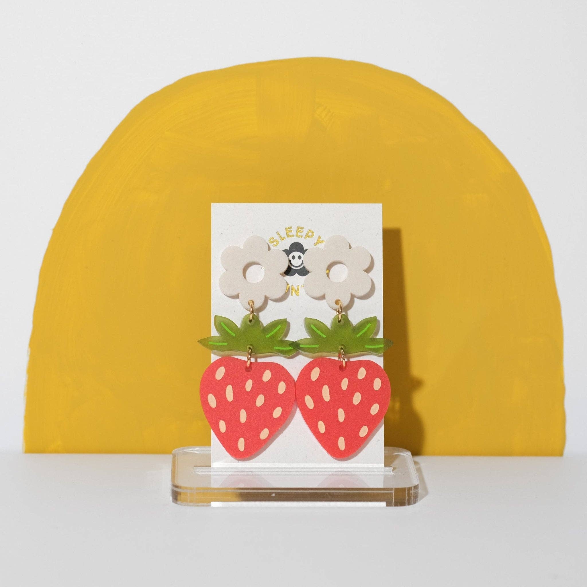 Sleepy Mountain - Vendita all'ingrosso Orecchini pendenti - Orecchini pendenti fragola3