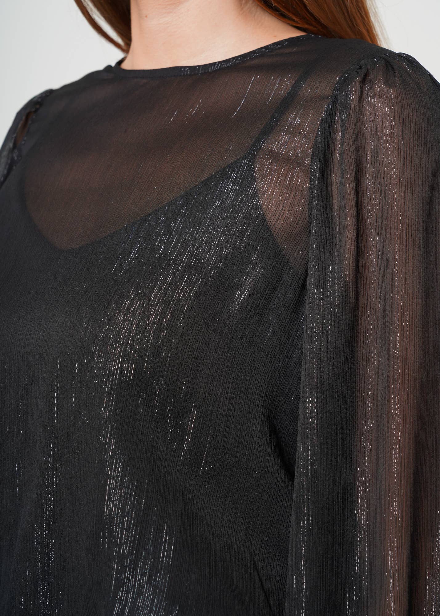 Robin K – wholesale Bodysuit – Women’s – Nurode's Lurex Yoryu Split Back Bodysuit In Black6