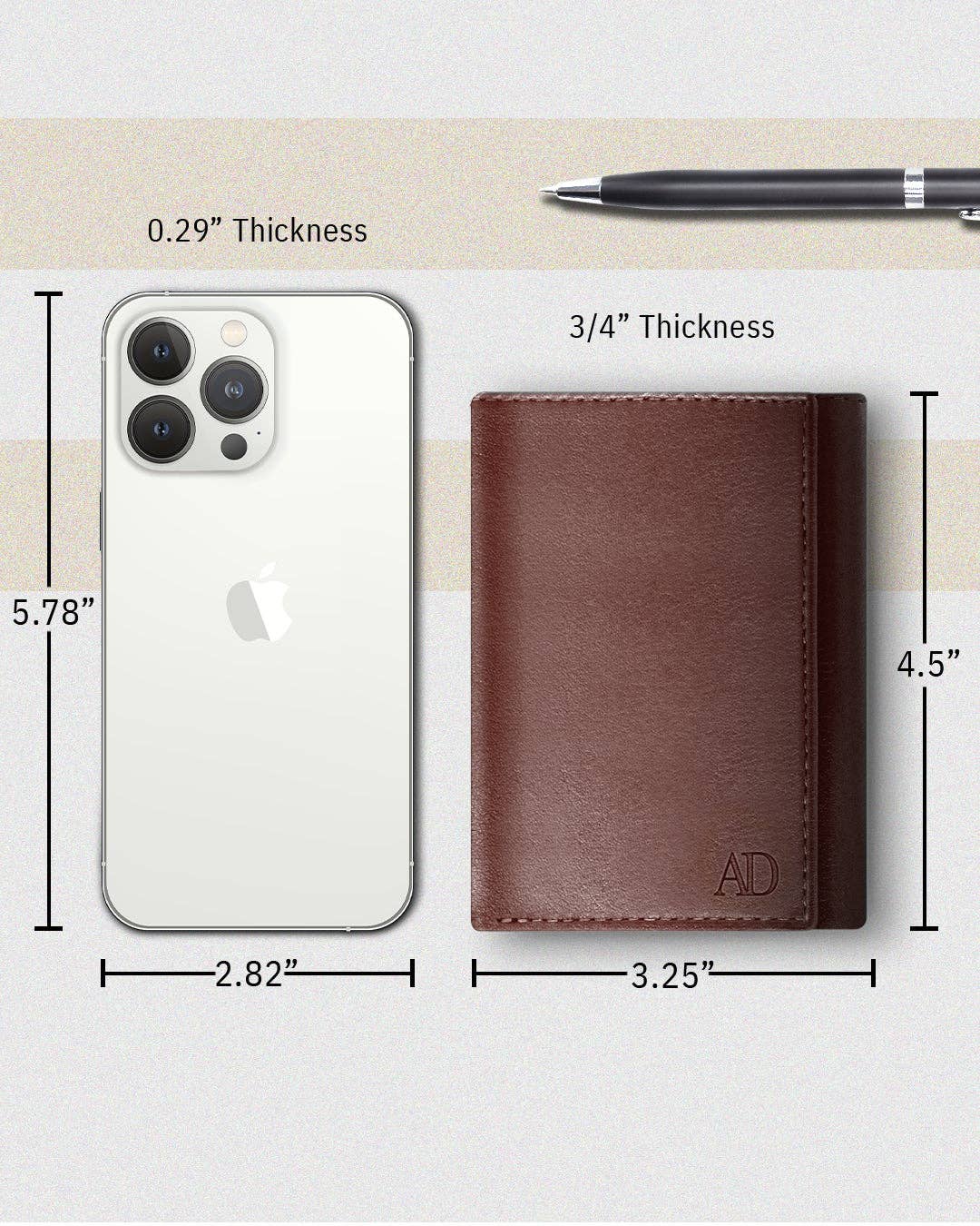 Access Denied Accessories - Wholesale Wallet - Men's - Trifold Wallets for Men Slim RFID Blocking Wallet Gifts Man12