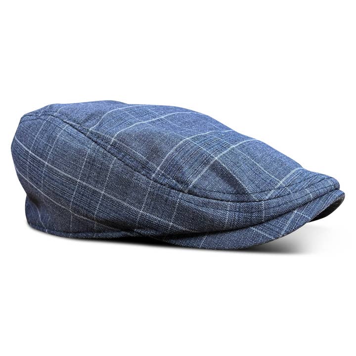 Boston Scally - Wholesale Flatcap - Men's - The Birdie Boston Scally Cap - Slate Plaid