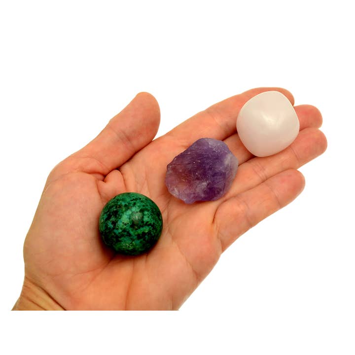 Kaia & Crystals - Vente Pierre et cristal de spiritualité - Kit de cristaux de soutien pour le deuil et la perte4