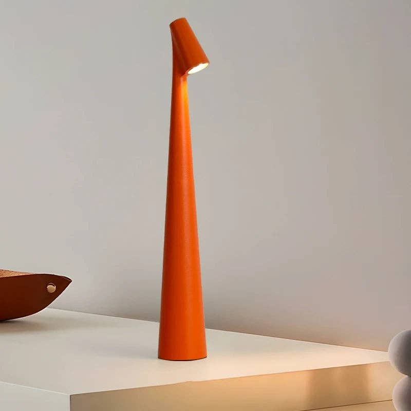 Kiyo Home - Vente Lampes d'appoint/de bureau - Lampe Cône Minimaliste | Lampe de Table LED Portable | Alimentée par USB14