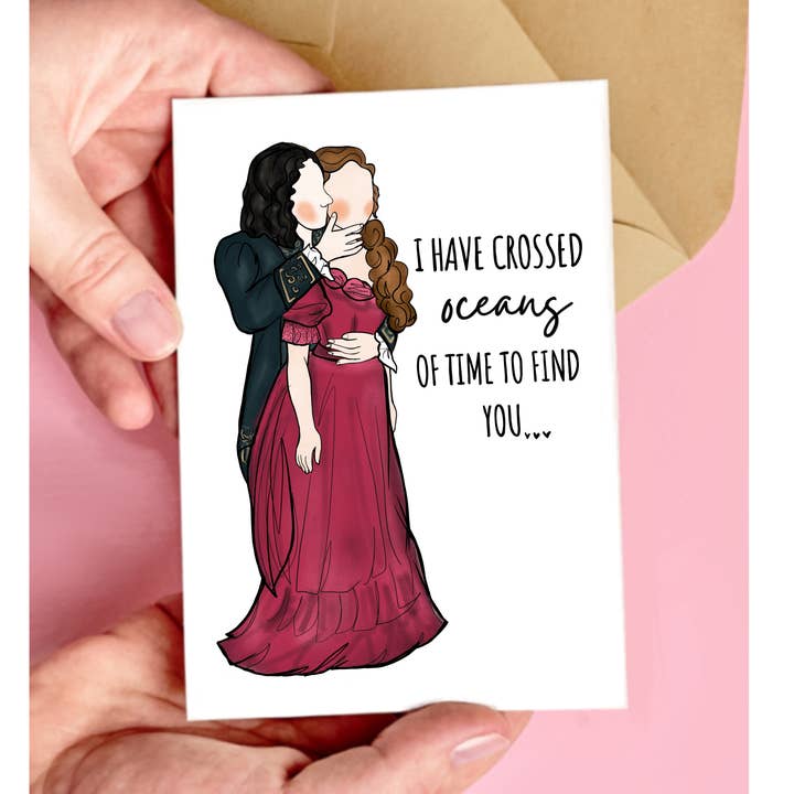 Bram Stoker's Dracula and Mina Halloween Greeting Card for wholesale by Little Miss PinkerBell