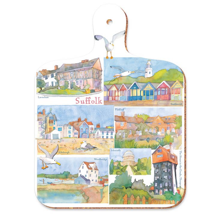 Mini planche à découper Suffolk pour la vente par Emma Ball Ltd