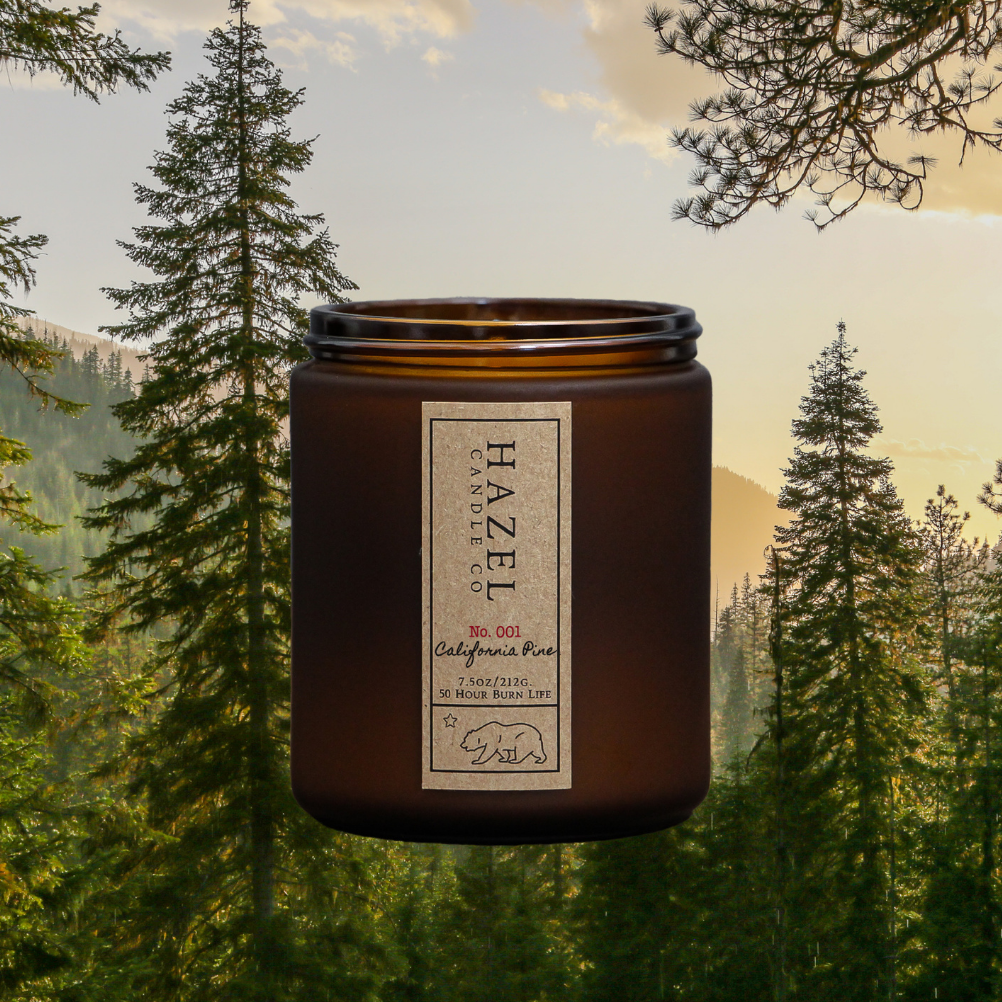 Hazel Candle Co. - Wholesale Jar/Filled Candle - California Pine Candle1