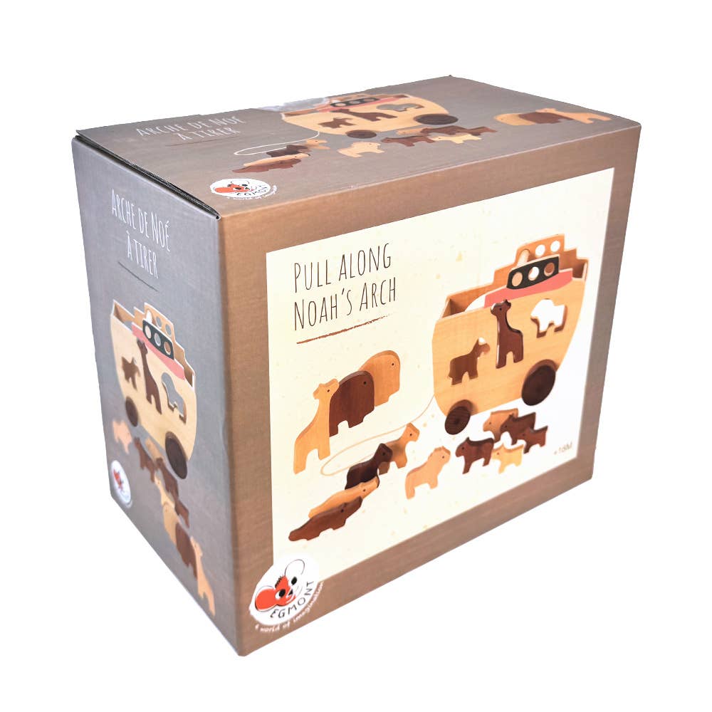 Egmont - Wholesale Wood Toy - Kids - Pull-Along Noah's Ark2