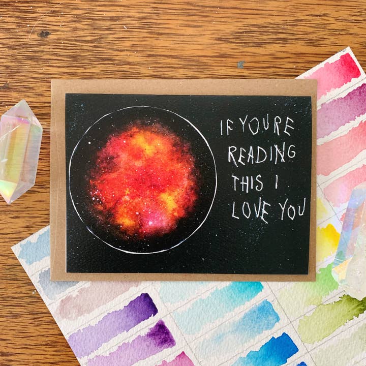 Se você está lendo este cartão comemorativo por atacado de Jess Weymouth