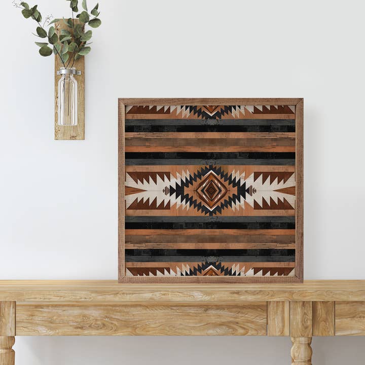 Kendrick Home - Wholesale Wood Wall Art - Southwestern Wood Browns1
