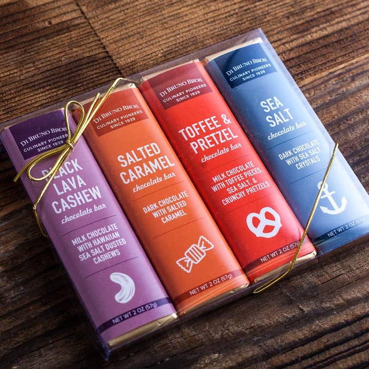 Chocolate Bars Gift Set for wholesale by Di Bruno Bros.