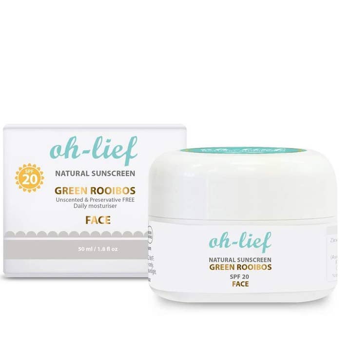 Oh-Lief Natural Face Sunscreen 50ml - Sale stock exp. 04/25 for wholesale by Oh-Lief Natural Products UK LTD