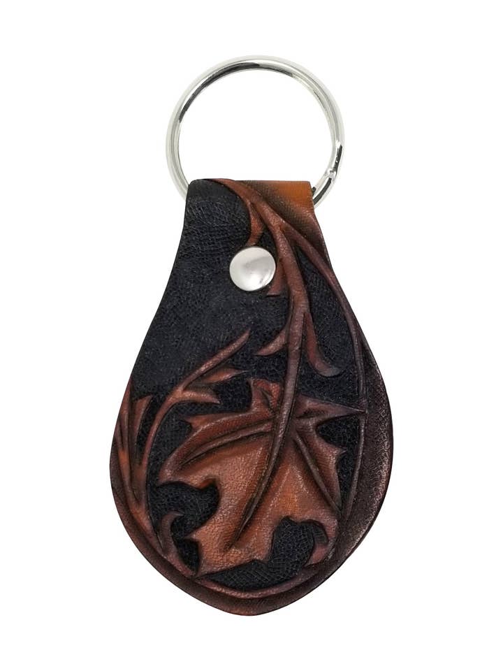 Frozen in Time Leather Keychain for wholesale by Smoke N' Mirrors