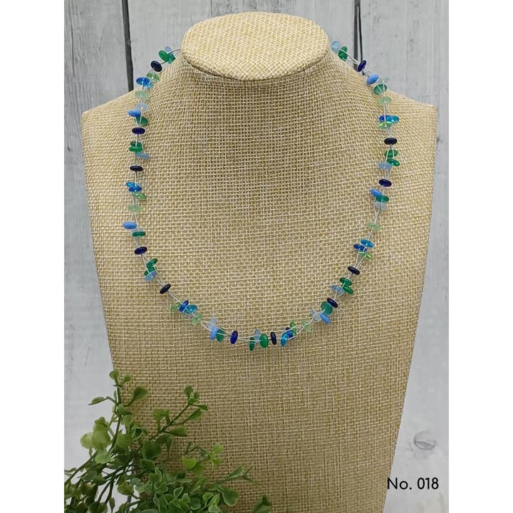 Collier perles de verre perles lentille 6mm, 3 fois, Nanni pour la vente par perleperle