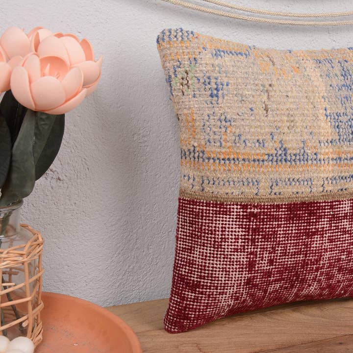 Etnisk Kilim Matta Kudde Örngott Vintage Lapptäcke för wholesale av Kilim Pillow Decors