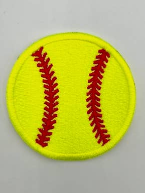 Softball Patch for wholesale by Fit Stitch Gear