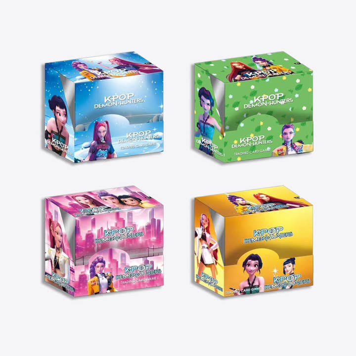 K-POP Demon Hunters Trading Card Pack Random Blind Pack Design Fun Collectible Game Cards for wholesale by Auraquise