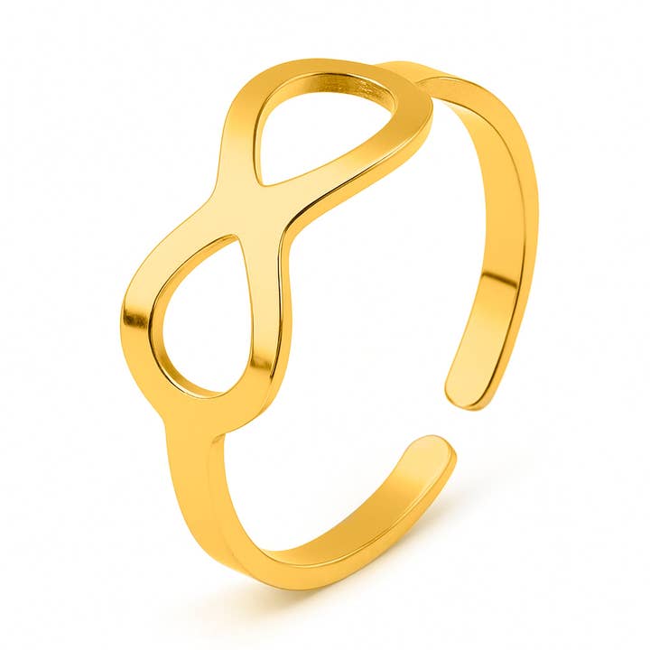 Anillo Luxenter acabado en oro amarillo de 18k - Ziko for wholesale by Luxenter