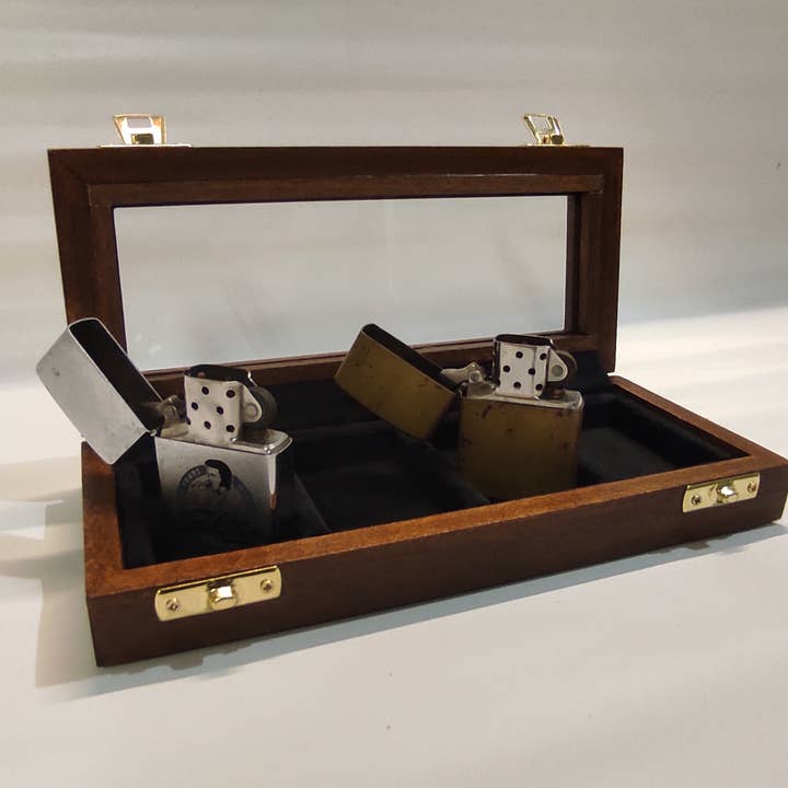 Coins&More - Vendita all'ingrosso Contenitori/accessori per sigari - Cofanetto porta accendini ZIPPO custodia per accendini