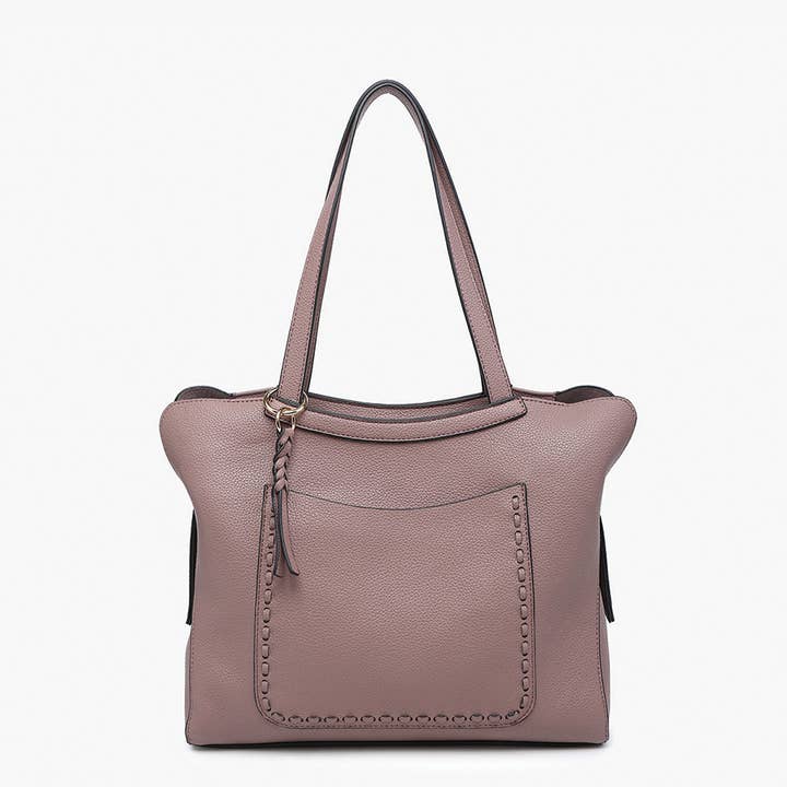 Jen & Co. - Vendita all'ingrosso Borsa tote - Donna - Borsa Hunter M2601 con tasca frontale invecchiata